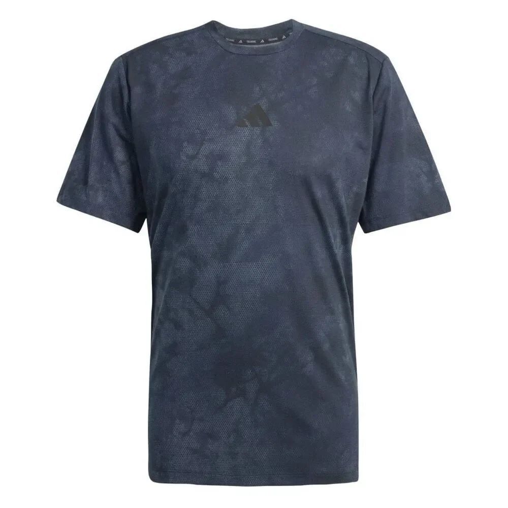 Adidas Power Graphic Tee Aurora Ink Black Medium